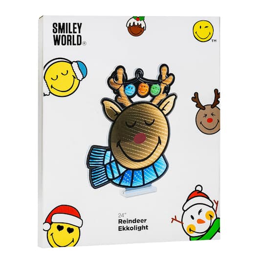 SmileyWorld® 24" Holiday Reindeer EkkoLight